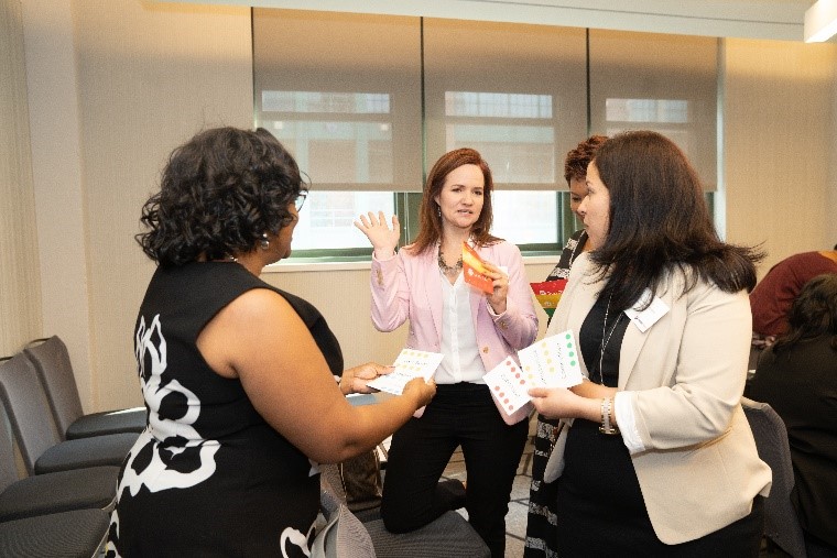 Round-table discussion at diversity conference