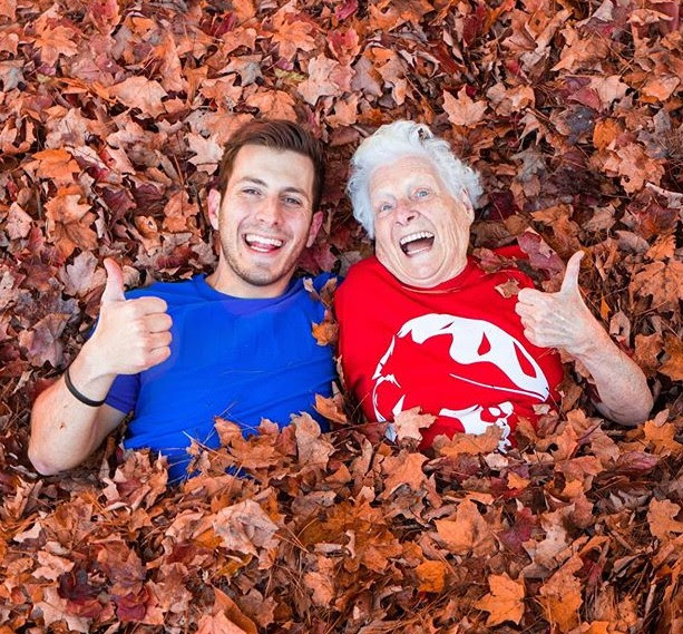 Ross Smith with Grandmother